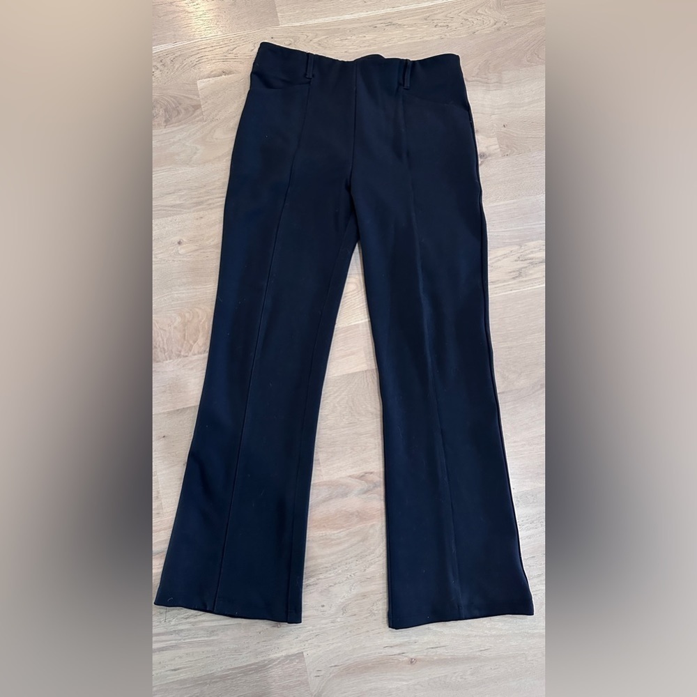 Betabrand Bootcut Ponte Knit Pants Front Seam Elastic Stretch Blend MP